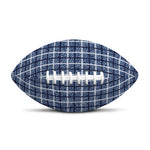 Denim Tattersall Pattern Print Rugby Ball