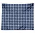 Denim Tattersall Pattern Print Tapestry