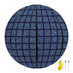 Denim Windowpane Pattern Print Basketball