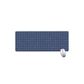 Denim Windowpane Pattern Print Extended Mouse Pad