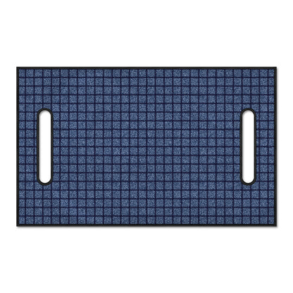 Denim Windowpane Pattern Print Golf Cart Seat Cover