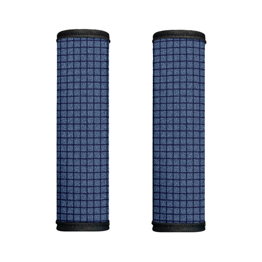 Denim Windowpane Pattern Print Handle Covers