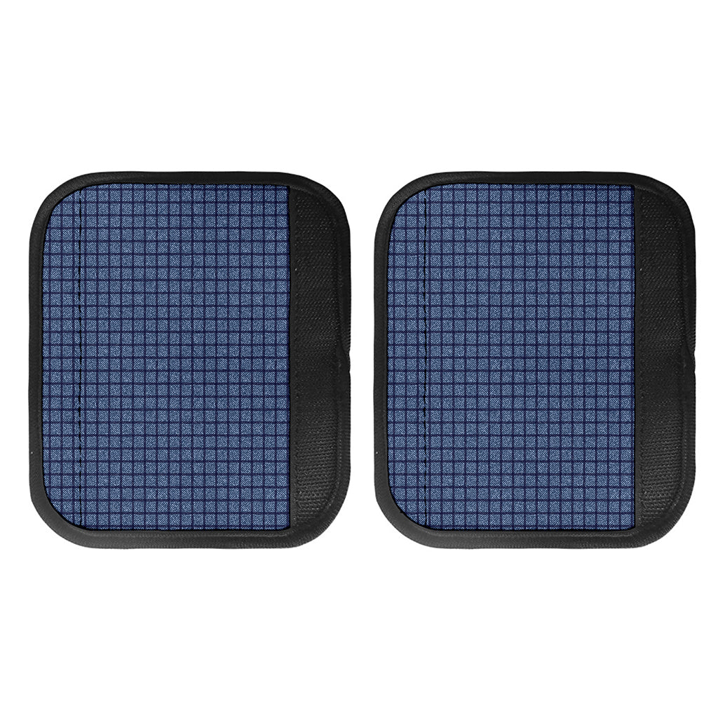 Denim Windowpane Pattern Print Handle Covers