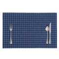 Denim Windowpane Pattern Print Placemat