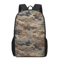 Desert Camouflage Print 17 Inch Backpack