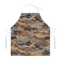 Desert Camouflage Print Adjustable Apron