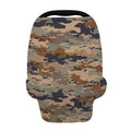 Desert Camouflage Print Baby Seat Cover