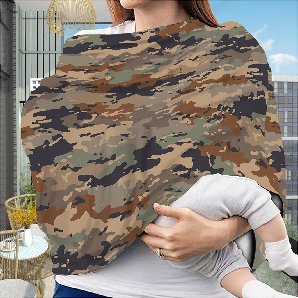 Desert Camouflage Print Baby Seat Cover