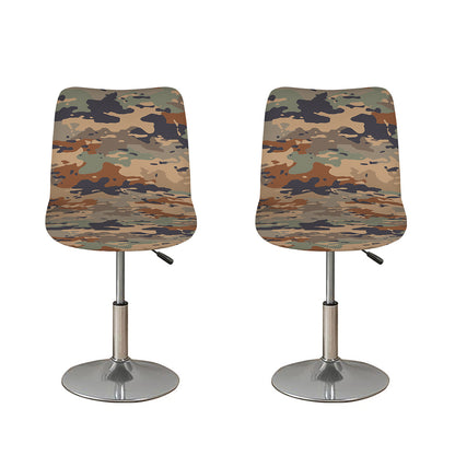 Desert Camouflage Print Bar Stool Covers