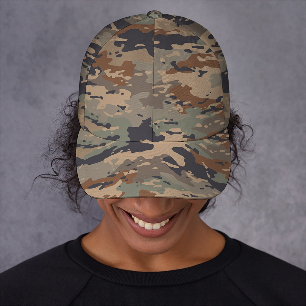 Desert Camouflage Print Baseball Cap