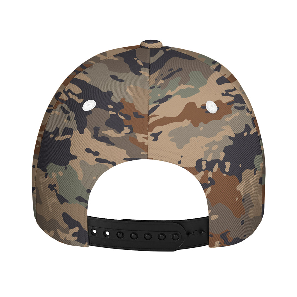 Desert Camouflage Print Baseball Cap