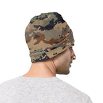 Desert Camouflage Print Beanie