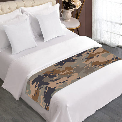 Desert Camouflage Print Bed Runner