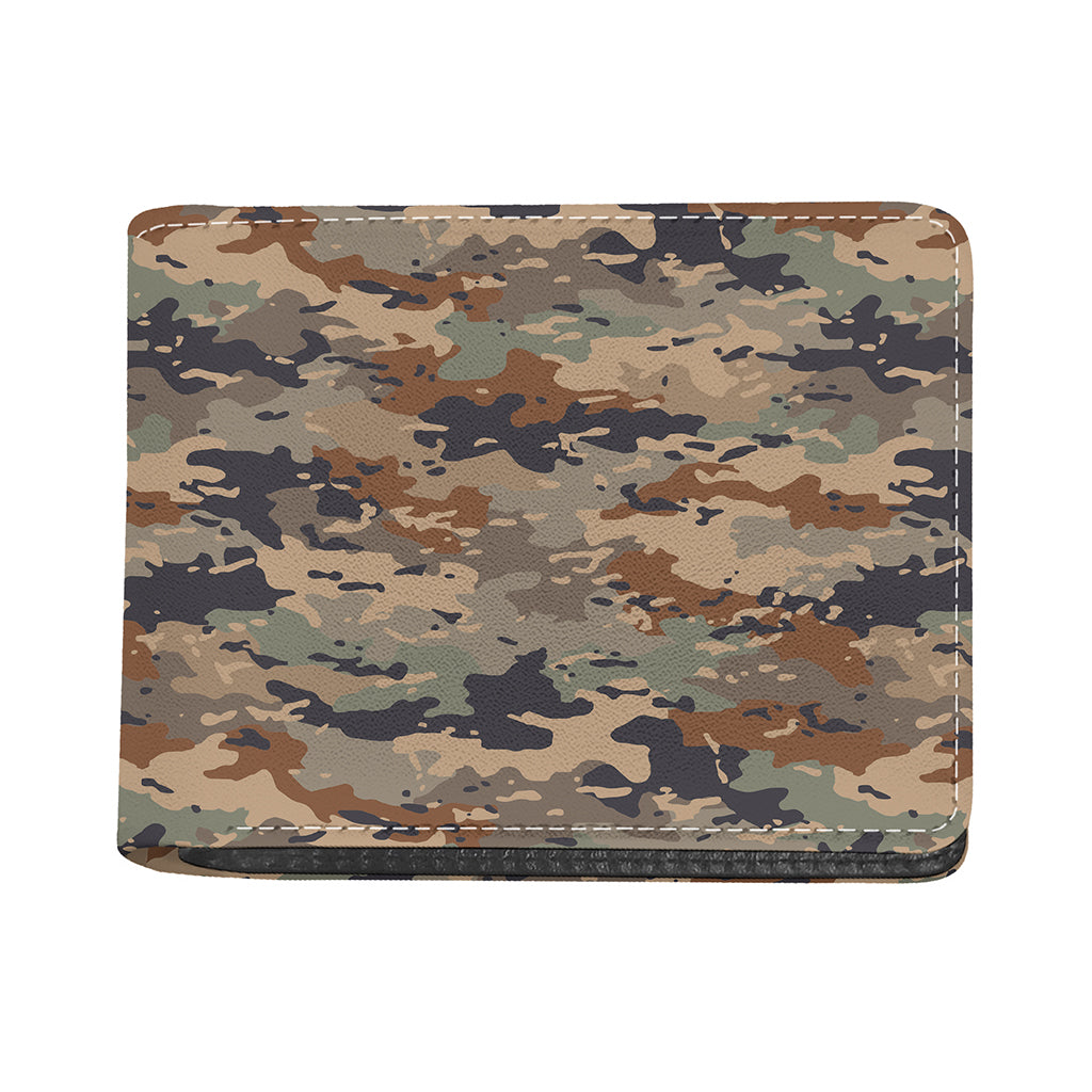 Desert Camouflage Print Bifold Wallet