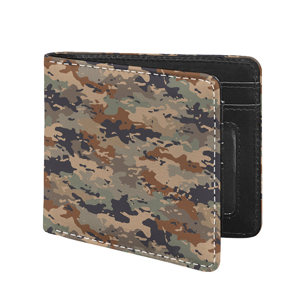 Desert Camouflage Print Bifold Wallet
