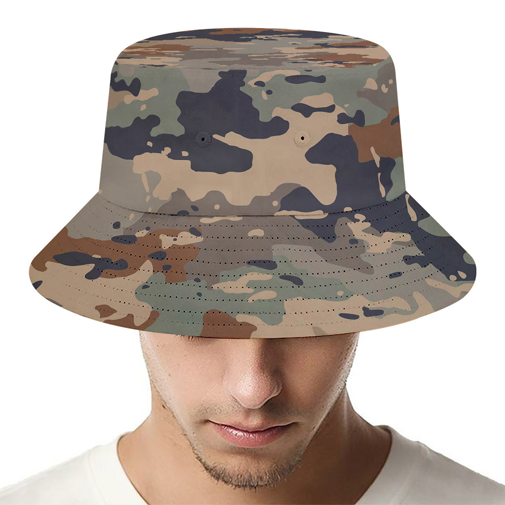 Desert Camouflage Print Bucket Hat