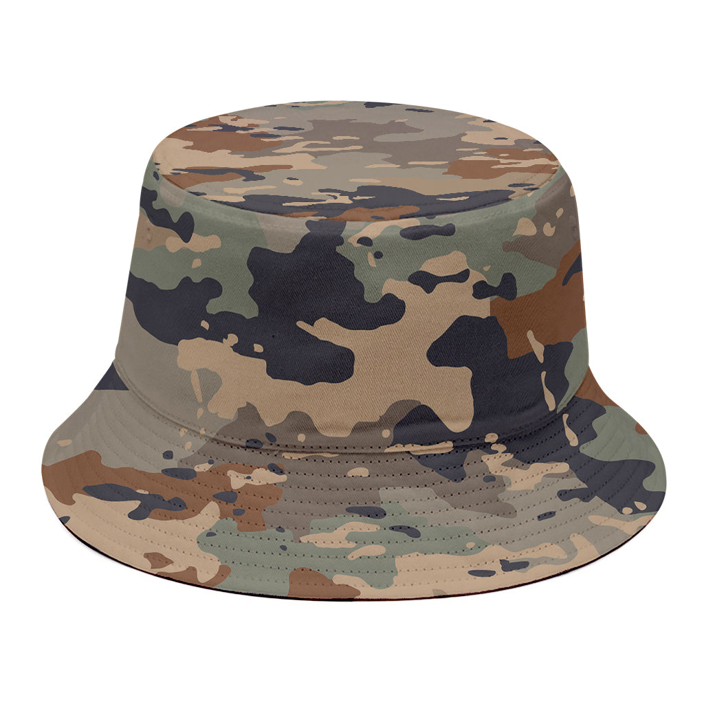 Desert Camouflage Print Bucket Hat