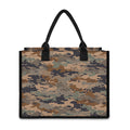 Desert Camouflage Print Canvas Tote Bag
