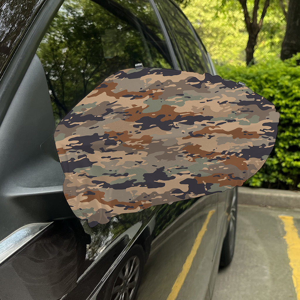Desert Camouflage Print Car Side Mirror Covers