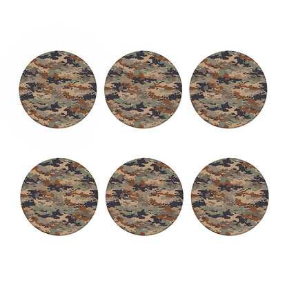 Desert Camouflage Print Coaster Set