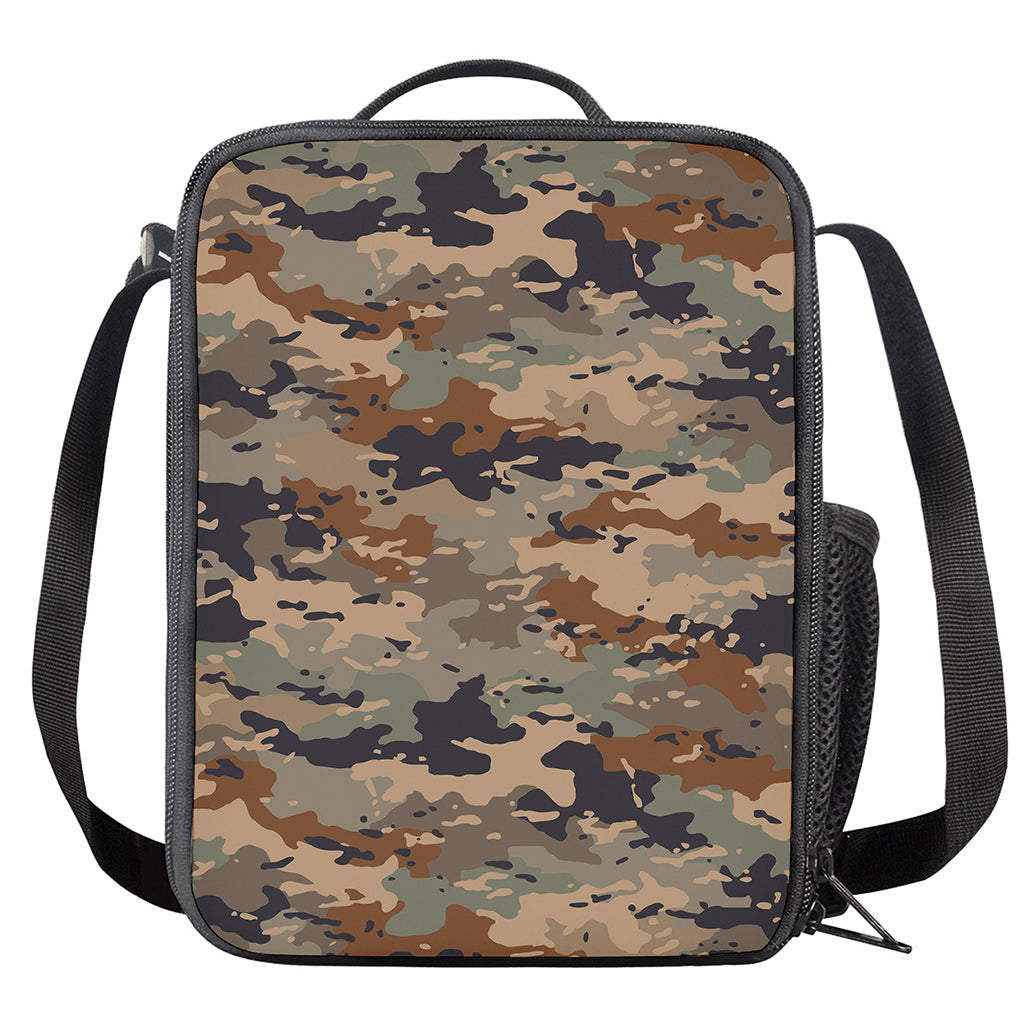 Desert Camouflage Print Crossbody Lunch Bag