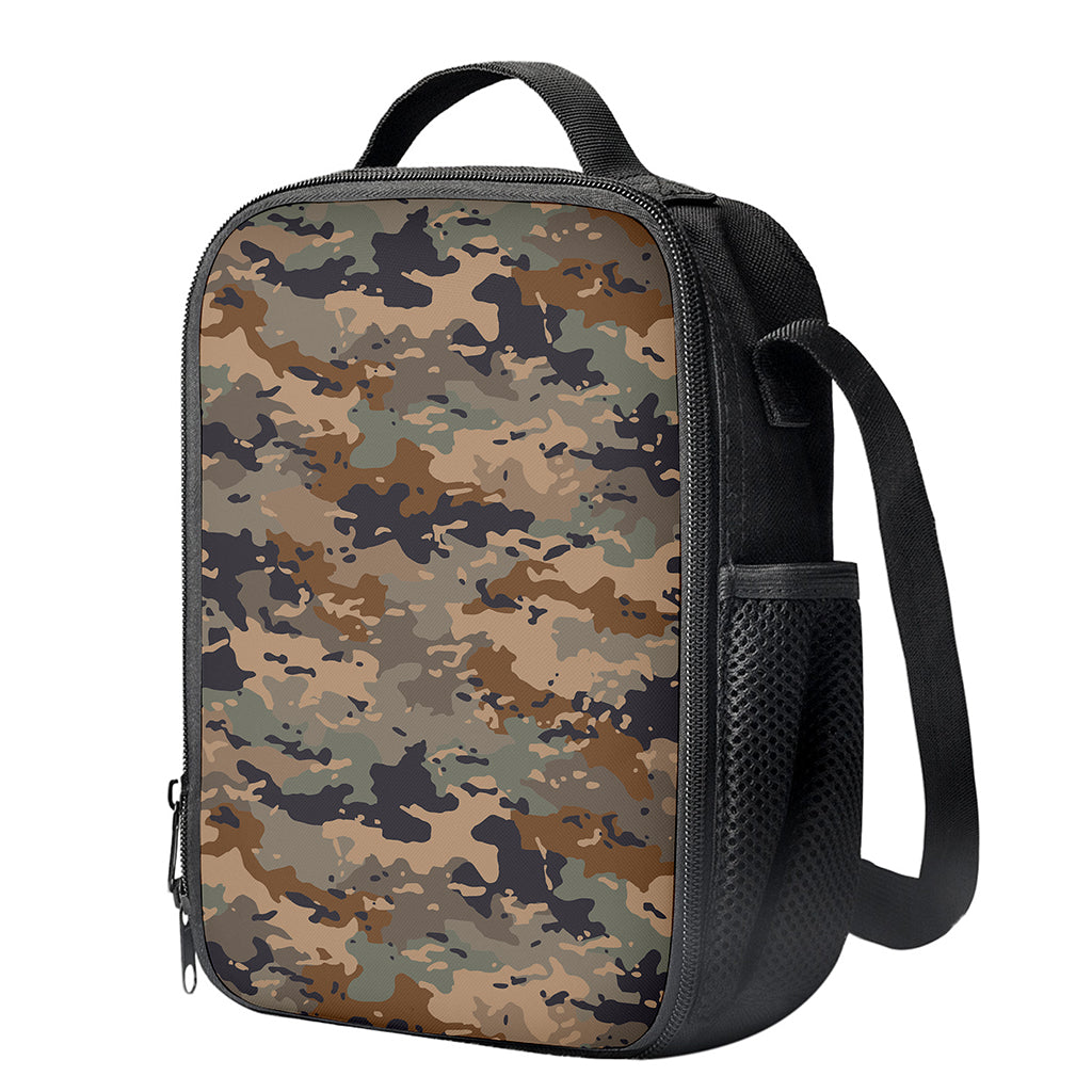 Desert Camouflage Print Crossbody Lunch Bag