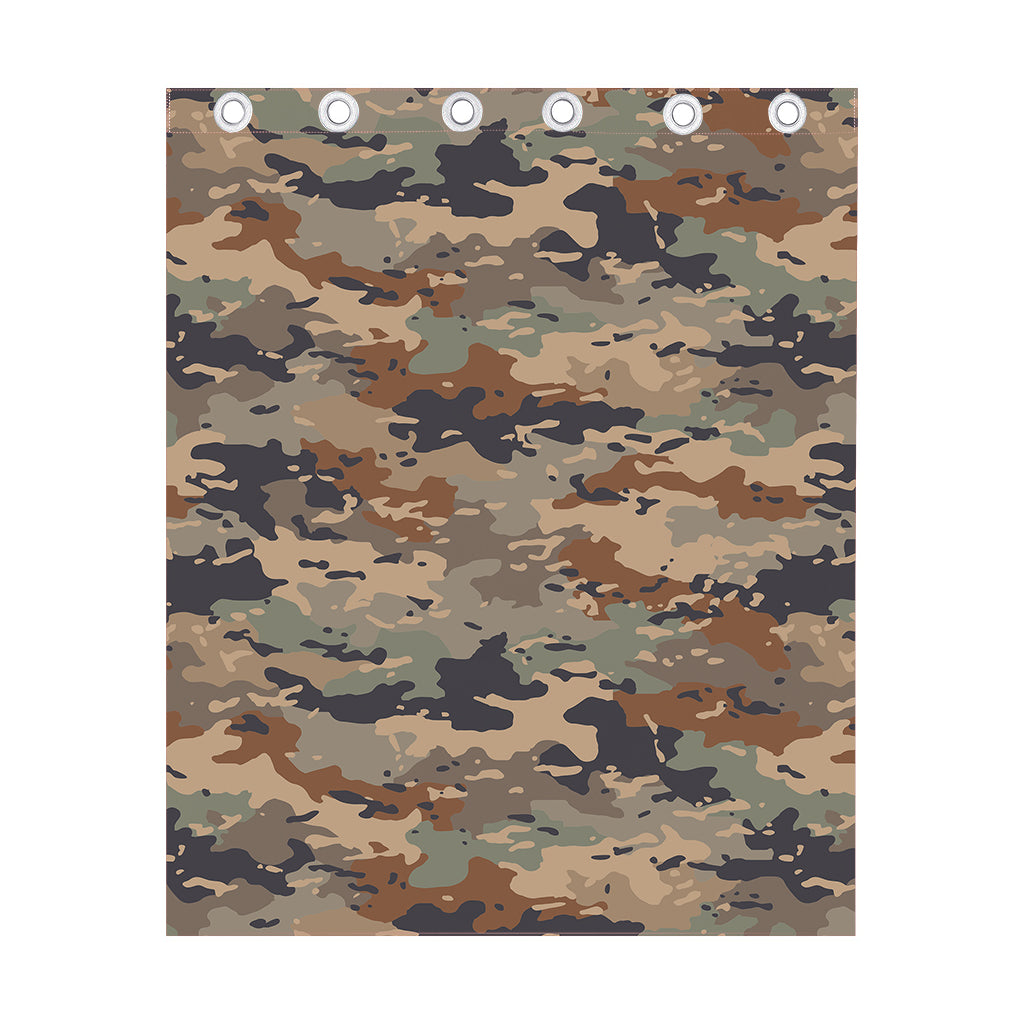 Desert Camouflage Print Curtain