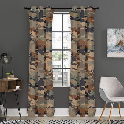 Desert Camouflage Print Curtain