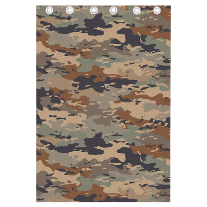 Desert Camouflage Print Curtain