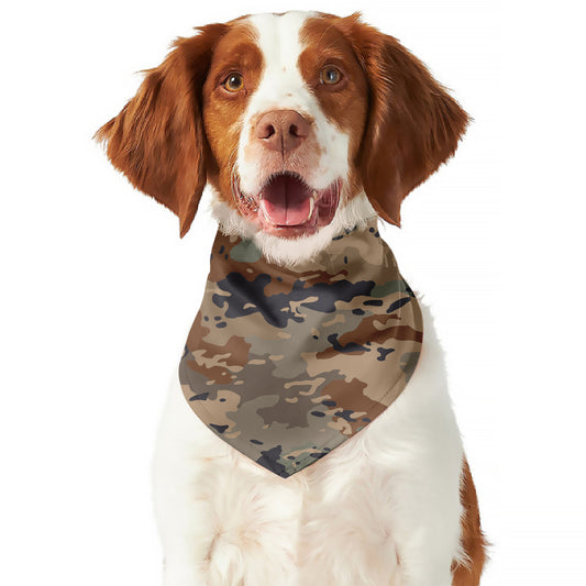 Desert Camouflage Print Dog Bandana