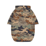 Desert Camouflage Print Dog Zip Up Hoodie