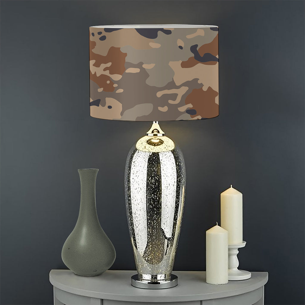 Desert Camouflage Print Drum Lamp Shade