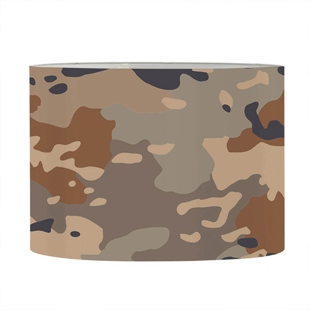 Desert Camouflage Print Drum Lamp Shade
