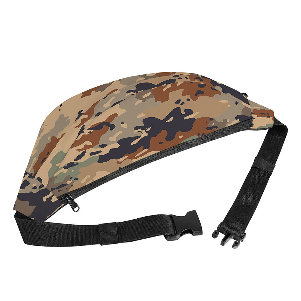 Desert Camouflage Print Fanny Pack
