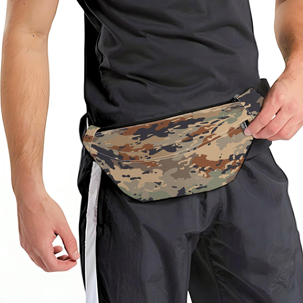 Desert Camouflage Print Fanny Pack