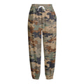Desert Camouflage Print Fleece Lined Knit Pants