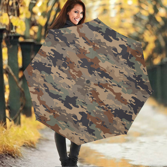 Desert Camouflage Print Foldable Umbrella