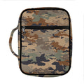 Desert Camouflage Print Front Pocket Bible Bag
