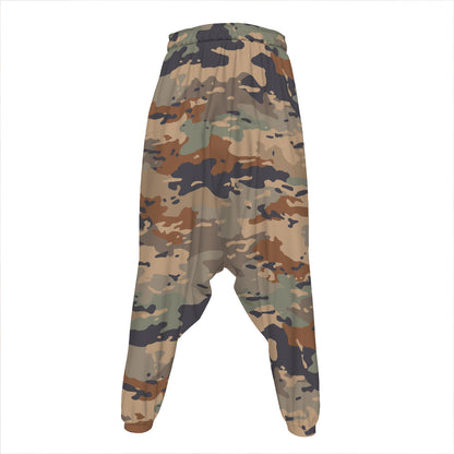 Desert Camouflage Print Hammer Pants