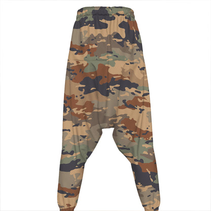 Desert Camouflage Print Hammer Pants
