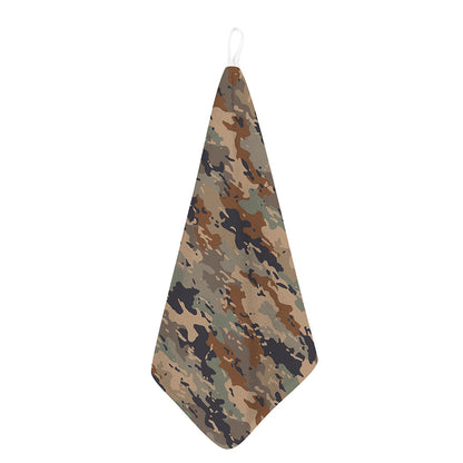 Desert Camouflage Print Hand Towel