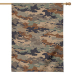 Desert Camouflage Print House Flag