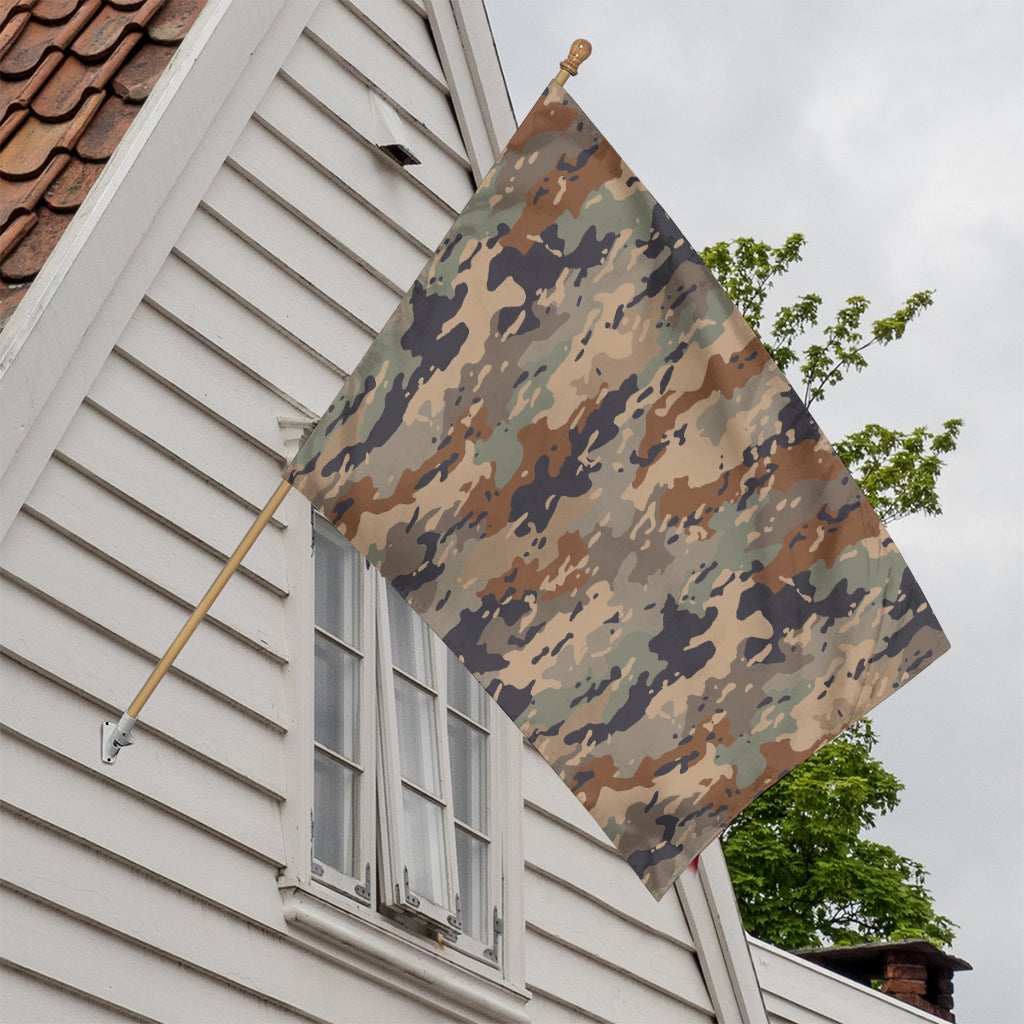 Desert Camouflage Print House Flag
