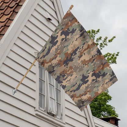 Desert Camouflage Print House Flag