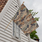 Desert Camouflage Print House Flag