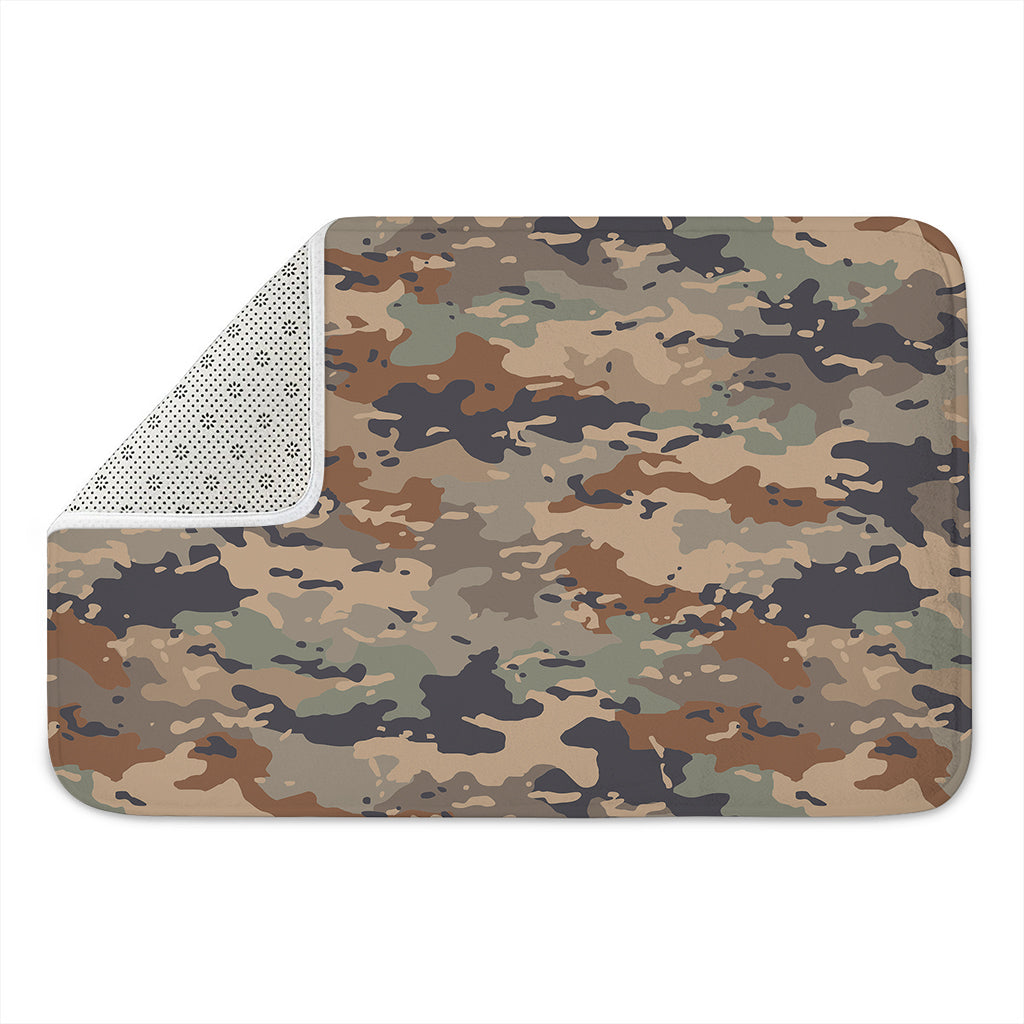 Desert Camouflage Print Indoor Door Mat