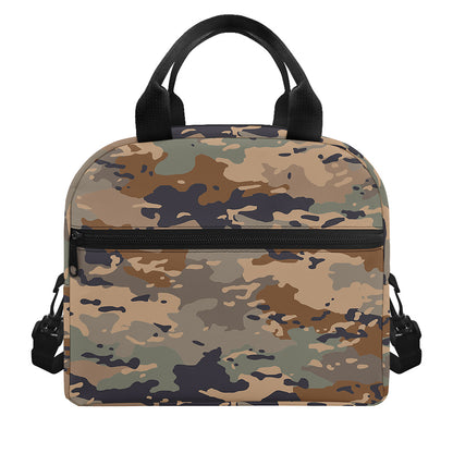 Desert Camouflage Print Insulated Lunch Bag