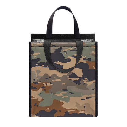 Desert Camouflage Print Insulated Lunch Tote