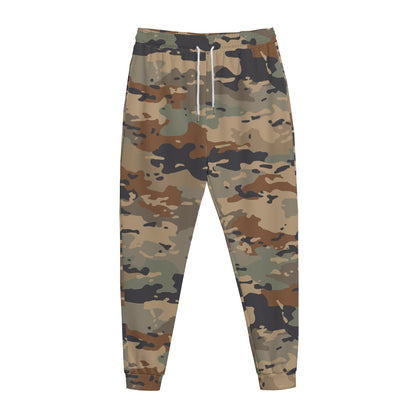 Desert Camouflage Print Jogger Pants