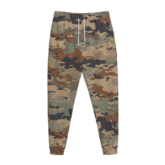 Desert Camouflage Print Jogger Pants